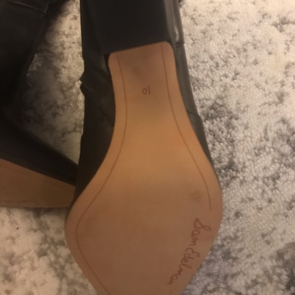 Sam Edelman Over the Knee Black Boots, Size 10. - Picture 2 of 3